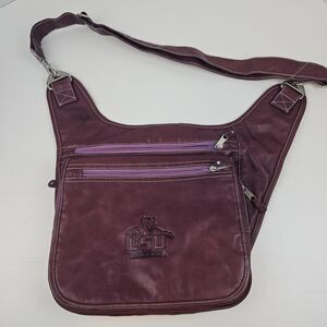 Canyon Outback Leather Goods LSU Fan Purse - Geaux Tigers! Crossbody Bag